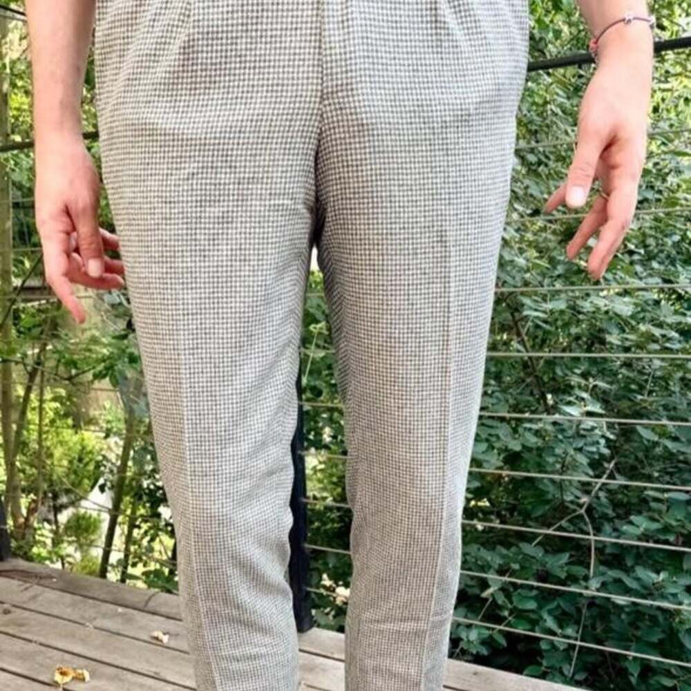 Suitsupply F.lli Ormezzano 100% Wool Houndstooth Trousers 34L